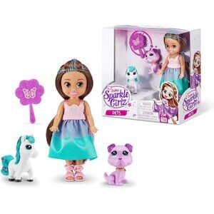 Zuru Sparkle Girlz Pets Doll Set With Accessories